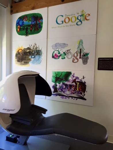 The Google "energypod" ensures a rested employee is a productive employee.